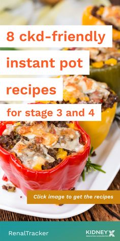 Kidney-friendly Instant Pot recipes are a game-changer. With the Instant Pot, you can whip up nutritious, delicious dishes in no time. Just add ingredients, select the program, and let the magic happen. Click the image for 8 kidney-friendly instant pot recipes for stage 3 and 4 CKD. Kidney Healthy Foods, Ckd Recipes, Kidney Friendly Recipes Renal Diet, Food For Kidney Health, Healthy Kidney Diet, Kidney Friendly Diet, Renal Diet Recipes, Kidney Friendly Foods, Kidney Recipes