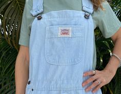 "Featuring a relaxed fit and timeless 90s look, these overalls will take you on a journey of effortless cool. In the summer pair with a white tee for the quiet luxury vibe,  wear into fall with  your fav henley or flannel for throwback 90s looks  Measurements: Waist: 34\" Inseam: 24\"  Max Length (Shoulder Strap to Bottom Hem): 56\" Model is 5 5\" Condition: Excellent" 90s Looks, Overalls Women, Comfy Outfits, Overalls, Relaxed Fit, T-shirt, Trending Outfits, Clothes For Women, T Shirt