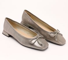 Days on your feet are a breeze in these fab flats. With a timeless round toe silhouette and bow embellishment, this dress-casual classic comes together in a lightweight profile that keeps sore soles at bay. From Clarks Footwear. Leather Slip Ons, Comfortable Shoes, Fashion Shoes, Casual Dresses, Leather Upper, Loafers, Slip On, Women Shoes, Heels