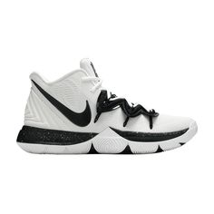 the nike kd trey white and black basketball shoe is on sale for $ 99