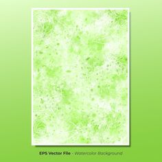 an abstract green background with white swirls