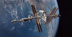 the international space station in orbit