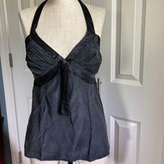 Sandro Black Silk And Satin Sleeveless Top . Never Used. Perfect Condition. Silk Sleeveless Top, Y2k Tops, Edgy Outfits, Dream Clothes, Y2k Fashion, Black Silk, Cute Casual Outfits, Design Inspo, Fashion Inspo Outfits