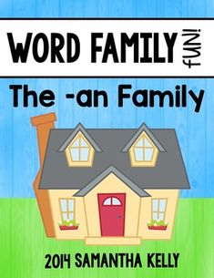 a house with the words word family in front of it