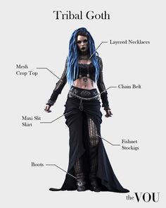 Goth Clothing Diy, Goth Dreadlocks, Goth Outfits Skirts, Glam Goth Outfits, Goth Women Outfits, Goth Looks Outfits, Goth Braids, Hippie Goth Outfits, Gothic Dance