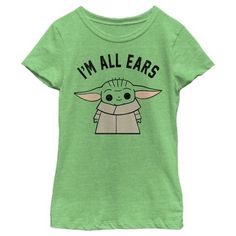 Wear Yoda Species, Star Wars Quotes, Star Wars Outfits, Star Wars The Mandalorian, Star Wars Kids, The Mandalorian, Slim Fit Shorts, Quotes For Kids, Green Apple