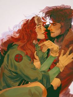 Art by Chic_LLL on twitter Rouge Xmen, Rogue And Gambit, Rogue Comics, Eurythmics Sweet Dreams, Rogue Xmen, Remy Lebeau