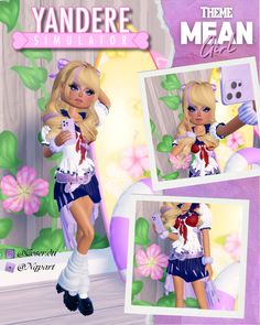 DTI - Theme: Mean Girls, Cosplay, Game#robloxdresstoimpress #dresstoimpress #dresstoimpressideas #dresstoimpressoutfits #dresstoimpressupdate #dti #roblox #fyp #yandere #meangirls Kashiko Murasaki, Outfit Themes, Roblox Theme, Dti Theme, Outfit Hacks, Mean Girl, Yandere Girl, Girl Cosplay, Dti Ideas