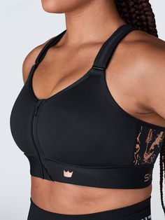 • 30 Day Guarantee: Wear, wash, return if unsatisfied. • Patented Zip. Cinch. Lift.® adjustability.• Four-way stretch fabric moves with you. • Medium level of support and control. • Wire-free seamless cups for natural shape. • Zipper garage to protect from chafing.• Designed to fit all shapes and sizes, cups A – I.1-1.25” wide padded shoulder straps for comfort.2” wide rib band for extra support.Convertible straps can be worn in X or H-back formation.Hidden hook and eye provide an extra set of h Personal Marketing, Second Skin, Custom Fit, Stretch Fabric, Top Styles, Fashion Branding, Sports Bra