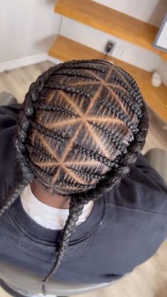 Men’s 2 Braids Hairstyles, Men Braided Ponytail, Male Braided Hairstyles Black, Make Braid Styles, Male Freestyle Braids, Braided Mens Hairstyles, Braid Styles For Boys Kids, Black Boys Braided Hairstyles