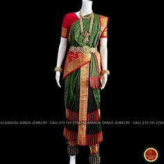 Design by Classical Dance Jewelry® ❥ Traditional Kuchipudi Dance costume for dancers, teachers, Gurus ❥ Material - art silk ❥ Style : Traditional pant costume ❥❥❥❥ Dress Measurements in inches ( all the measurements approximately 1 margin buffer) ❥ PANT MEASUREMENTS: ☛ Pant Length: 38-40 inch ☛ Pant Waist: 35-37 inch ☛ Pant Hip: 38-39 ❥ BLOUSE MEASUREMENTS: ☛ Blouse length: 14 inch ☛ Blouse Shoulder length: 15 -16 inch ☛ Blouse around Bust: 34-36 (extra margin) inch ☛ Blouse Lower Chest: 32-34 i Traditional Green Churidar For Navratri, Green Art Silk Traditional Wear With Tilla Detail, Green Art Silk Traditional Wear With Tilla, Traditional Full-length Wear For Diwali, Traditional Full-length Churidar For Navratri, Traditional Green Churidar With Drape, Fitted Green Traditional Wear For Puja, Green Fitted Traditional Wear For Puja, Full Length Traditional Wear For Navratri