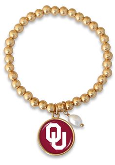 Accessorize your Sooners game day style with this Oklahoma Sooners Diana Womens Bracelet. This Womens Bracelet features a team logo. Ohio State Ankle Bracelet, Womens Bracelet, Indiana Hoosiers, Oklahoma Sooners, Texas A&m, Ohio State Buckeyes, Ohio State, Accessories Bracelets, Team Colors