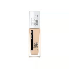 Brand New Maybelline Super Stay Active Wear 30h Foundation 30ml (1.01fl Oz) Color: 112 / Natural Ivory Be Your Own Professional Makeup Artist With Maybelline's Full Coverage 30h Foundation. Saturated Color Pigments Provide An Ultra-Transforming Effect In This Long-Lasting Foundation. The Lightweight, Yet High-Impact Coverage Formula Glides Onto The Skin For A Flawless Finish That Lasts All Day. Oil Free Doesn't Clog Pores Dermatologist Tested Full-Coverage Foundation With A Seamless Finish Evens Super Stay Foundation, Maybelline Foundation, Maybelline Cosmetics, Long Lasting Foundation, Makeup List, Maybelline Makeup, Full Coverage Foundation, Maybelline Super Stay, Professional Makeup Artist