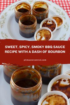 sweet, spicy, smoky bbq sauce recipe with a dash of bourbon