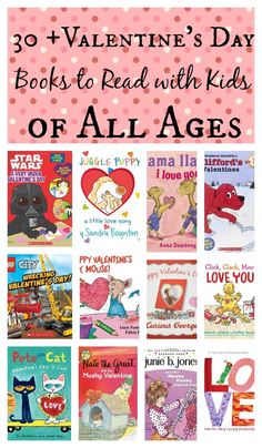 valentine's day books to read with kids of all ages, including children's books