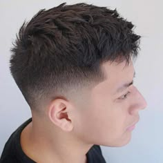 Crew Cut Haircut, Man Haircut, Haircuts Short Hair, Mid Fade, Asian Haircut