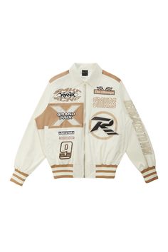 Details Fit: Regular Color: Chalk Material: 100% Polyester Style: WW23698EC New York Streetwear, Racing Jacket, Saved Items, Everyday Outfits, Chalk, Going Out, The 100, Streetwear Brands, Quick Saves