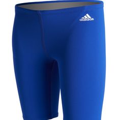 Nwt! Adidas Solid Jammer Swim Trunks. Swim In Comfort With The Adidas Solid Jammer Swimsuit. Perfect For Competitive And Lap Swimmers, This Training-Specific Jammer Is Designed With A Secure Yet Flexible Fit And Offers Long-Lasting Performance. Material: Infinitex+ Fabric 100% Polyester - Chlorine-Resistant: For Longer Durability - Long-Lasting Elasticity: Retains Shape In The Pool - Secure, Supportive Fit - Solid Color Design - Adidas Logo At Hip Casual Adidas Swimwear For Sports, Adidas Stretch Swimwear For Sports, Adidas Stretch Swimwear For Swimming, Casual Adidas Sports Swimwear, Fitted Adidas Swimwear For Pool, Adidas Fitted Swimwear For Swimming, Adidas Sports Swimwear, Blue Athleisure Swimwear With Built-in Padding, Blue Nylon Swimwear With Go-dry Technology