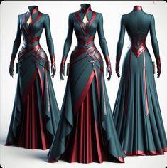 Futuristic Ballgown, Fantasy Armor Dress, Dnd Outfits Inspiration, Armored Dress, Futuristic Dress, Armor Dress, Concept Clothing, Dress Design Sketches