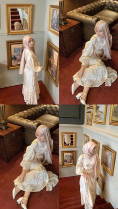 Feminine Hijabi, Ootd Hijab Simple, Outfit Modest, Dinner Party Outfits, Luxury Birthday, Wedding Picture Poses