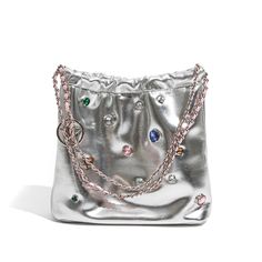 Sobie Gemstone Embellished Shine Hobo Bags Bags Inspiration, Rhinestone Bag, Embellished Bags, Pockets Design, Folding Bag, Rhinestone Chain, Hobo Bags, Bag Collection, Shoulder Chain