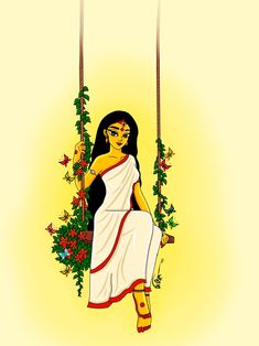 Sati. The quite and sweet look of ma Durga. Well Art, Innocent Love, Indian Illustration, I'll Wait, Indian Woman