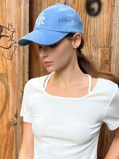 Editor's NotesUrban lifestyle inspired CITYBREEZE’s collection is great for everyday style in trend.- Denim Logo applique baseball cap- Adjustable back strap- Soft wash denim textured- Everyday accented styleMeasurements(in.)One Size:  - Head Girth: 23.6 in. - Cap Height: 6.5 in.- Brim Length 3.1 in.Composition & Care- 100% Cotton- Dry Cleaning only- No IronDesigner- by CITYBREEZE Casual Curved Visor Snapback Hat For Summer, Casual Snapback Hat With Curved Visor For Summer, Sporty Summer Baseball Cap With Curved Bill, Denim Snapback Baseball Cap For Streetwear, Casual Cotton Baseball Cap For Baseball Season, Casual Baseball Cap For Summer Streetwear, Casual Summer Baseball Cap For Streetwear, Casual Cotton Snapback Baseball Cap, Summer Streetwear Baseball Cap With Curved Visor