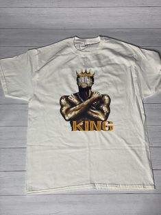 Black king T-shirt King Tshirt, Black King, Las Vegas, Gender Neutral, Graphic Tees, Bathing Beauties, Adult Outfits, United States, T-shirt