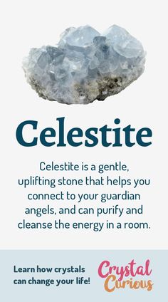 Celestine Crystal Meaning, Crystals Meanings Beginners, Celestite Crystal Meaning, Healing Stones And Crystals Meanings, Angel Crystals, Celestine Crystal, Crystals For Beginners, Crystals Meanings, Stone Meanings