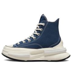 Converse Run Star Legacy CX High 'Navy' A04367C (SNKR/Casual/Unisex/Non-Slip/High Top/Wear-resistant/Shock-absorbing) Navy Low-top Sneakers For Outdoor Activities, Blue Casual High-top Breathable Sneakers, Casual Blue High-top Breathable Sneakers, Casual Blue Breathable High-top Sneakers, Navy Outdoor Sneakers With Boost Midsole, Blue High-top Sneakers For Outdoor With Round Toe, Blue Converse High-top Sneakers For Sports, Navy Casual Sneakers For Outdoor Activities, Blue Outdoor Sneakers With Vulcanized Sole