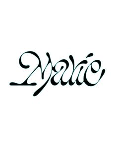 the word vatic written in cursive writing