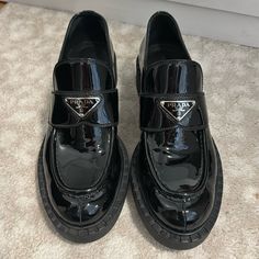 Brand New Unused Prada Loafers For Sale At $1,100 Prada Shoes Outfit, Loafer Prada, Studying Psychology, Harvard Yale, Autumn Fall Aesthetic, French Literature, Literature Poetry, Prada Loafers, Russian Literature