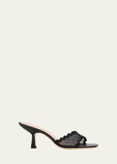 Loeffler Randall Milena Mesh Scalloped Mule Sandals Wardrobe Sale, Travel Size Perfume, Evening Flats, Loafer Mules, Loeffler Randall, Mule Sandals, Cleanser And Toner, Pump Sandals, Platform Pumps