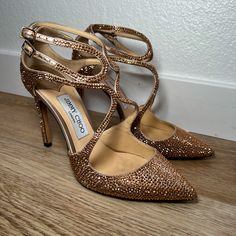 Gold Sparkle Jimmy Choo Heels. Great Condition, Some Wear On Bottoms. Jimmy Choo Heels, Gold Sparkle, Jimmy Choo, Shoes Women Heels, Limited Time, Shoes Heels, Sparkle, Women Shoes, Heels