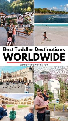 Best Toddler Destinations Worldwide Toddler Vacation Ideas, Trips With Toddlers, Vacation With Toddler, Best Trips With Toddlers, Traveling With Toddlers, Travel With Toddler, Places To Travel With Kids, Traveling With A Toddler, Top Vacations With Kids