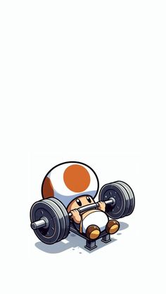 an image of a cartoon character lifting a barbell