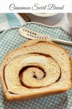 Slices of cinnamon swirl bread with a smear of butter on one. My Country Table, Cinnamon Swirls, Swirl Bread, Cinnamon Swirl Bread, Swirled Bread, Country Table, Stuffing Mix, Cinnamon Bread, Cinnamon Swirl