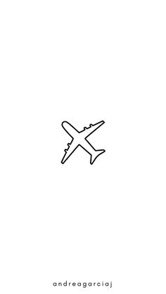 an airplane is flying in the sky on a white and black background with words underneath it