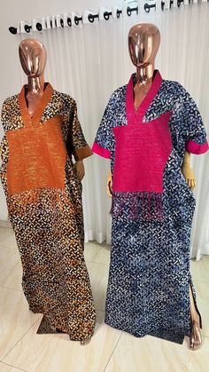 This Adire Ankara Silk Kaftan maxi dress is made with Polysilk. It can be styled in different ways, you can dress it up with high heels or dress down with flats/sneakers. The Hand can be worn in 2 ways. one ways shows off the arm, the 2nd way has the arm covered for modesty. Notice the slits.Other prints are also available, kindly start a conversation to ask for more information and pics.Contact us for custom looks and more style options. Sizing 🌺 Your height or desired kaftan length is needed. The Slits, Kaftan Maxi Dress, Cotton Kaftan, Silk Kaftan, Flat Sneakers, 2 Way, Dressed Down, Ankara, Batik