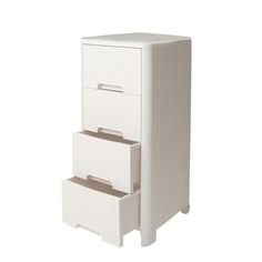 Rattan Style 4 Drawer Unit in Ivory - Super Arbor Small Side Cabinet, Korean Airport, Linen Storage Cabinet, House Dr, Rattan Style, Room Organisation, Drawer Storage Unit, Rattan Design, Linen Cabinets