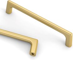 an image of a gold handle on a white background with clipping path to the right