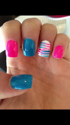 Nail 2023, Summer Gel Nails, Fingernail Designs, Design 2023, Cute Gel Nails, Bright Nails, Nails Polish, Short Acrylic Nails Designs, Girls Nails