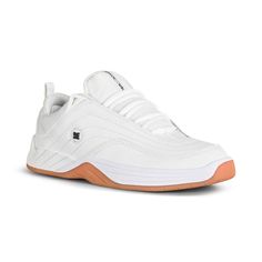 DC Shoes Williams Slim - White / Gum DC Shoes Williams Slim is a true icon of Stevie Williams’ legacy, first releasing in 2000, this shoe set itself apart with its sporty design with hip hop and street cultural influences. Flaunting a clean white leather upper with black detailing set against a white and gum sole unit. Iconic upper stitch detailing creating those flowing lines, we know and love Reinforced toe panelling with triple-stitching for reduced blow-outs Moulded TPR top eyelet and moulded TPR branding detailing on the outer side panel Perforated detailing on the inner side panel giving breathability along with the mesh lining Padding in the tongue and collar with extra support for your Achilles Pull tab on the heel that features a branding prin that’s similar to the branding print Stevie Williams, Clean White Leather, Sporty Design, Dc Shoes, Air Jordan Sneaker, White Leather, New Day, Gum, Fashion Shoes