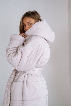 "Charming cozy comfortable coat oversized wrap blanket under the belt with a hood and large front pockets.  The coat is made of raincoat fabric, which does not get wet or blown out on the insulation.  A great option for every day and special occasions, which will always be comfortable and warm, regardless of the weather.  This wonderful beige blanket coat is made especially for you!    DETAILS  - beige color  - raincoat fabric with insulation - long blanket  - hood  - pockets  - tied with a belt  - oversized size   SIZES This blanket coat is available oversized  Full length 49\"/ 125 cm Sleeve length 23\"/ 60 cm More selection of dresses and other clothes here https://www.etsy.com/uk/shop/ElenaKosminskaya SHIPPING Standard shipping (14-30 days) is FREE for you. Worldwide. Any country.  If Blanket Hood, Beige Blanket, Wrap Dress Casual, Ladies Coat, Blanket Coat, Beige Coat, Long Sleeve Wrap Dress, Most Beautiful Dresses, Camisole Dress