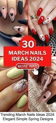 March Nails Ideas, March Nails, Chic Nail Art, Easter Nail Art, Graduation Nails, Short Nail, Winter Nail Designs, Spring Beauty, Manicures Designs