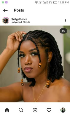 Natural Hair Box Braids, Short Box Braids Hairstyles, Short Box Braids, Protective Hairstyles For Natural Hair, Natural Hairstyle, African Hair Braiding Styles, Braids Hairstyles Pictures, Braided Cornrow Hairstyles, Hair Twist Styles