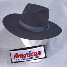 AMERICAN HAT COMPANY BLACK 10X COWBOY TYCOON/GAMBLER CREASE NWOB 7 LO 0624 13 VERY FINE QUALITY  MEN'S 10X WESTERN HAT (Ret.$495) By AMERICAN HAT COMPANY, TEXAS, USA BLACK APPROX 4.25"BRIM /  CROWN 6"(MAX UNSHAPED MEASUREMENT)  GROSGRAIN BAND MARKED SIZE 7 LONG OVAL BUY WITH CONFIDENCE AND THANKS FOR VIEWING MY LISTING, NOW GO HAVE SOME FUN TODAY…. PLEASE VISIT MY OTHER LISTINGS…. ALWAYS SOMETHING INTERESTING TO SEE. CLICK HERE: BUD'S QUALITY BARGAIN SHOP American Hat Company, Gambler Hat, American Hat, Western Hat, Bargain Shopping, Something Interesting, Western Hats, Texas Usa, Fit Ideas