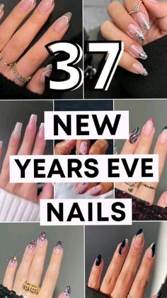 new year's eve nails January Nail Designs, Firework Nails, Nye Nails, Vegas Nails, New Years Nail Art, New Years Eve Nails, Glittery Nails, Glitter Gel Nails