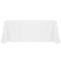 a white table cloth on a white background