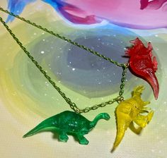 Length: Pendant: Materials: Dinosaurs, Brass, 18k Gold Plate Perspex Jewelry, Fused Plastic, Plastic Jewellery, Dinosaur Jewelry, Coordinates Jewelry, Dinosaur Necklace, Quirky Jewelry, Laser Cut Jewelry, Alternative Jewelry